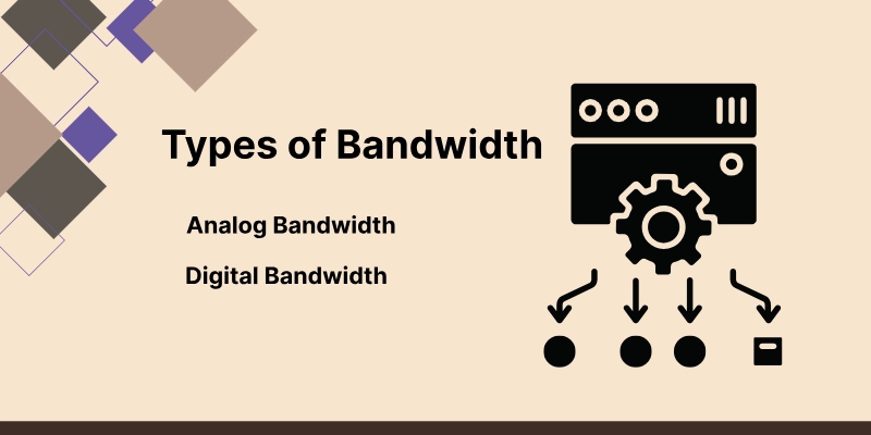 Types Of Bandwidth Types of bandwidth